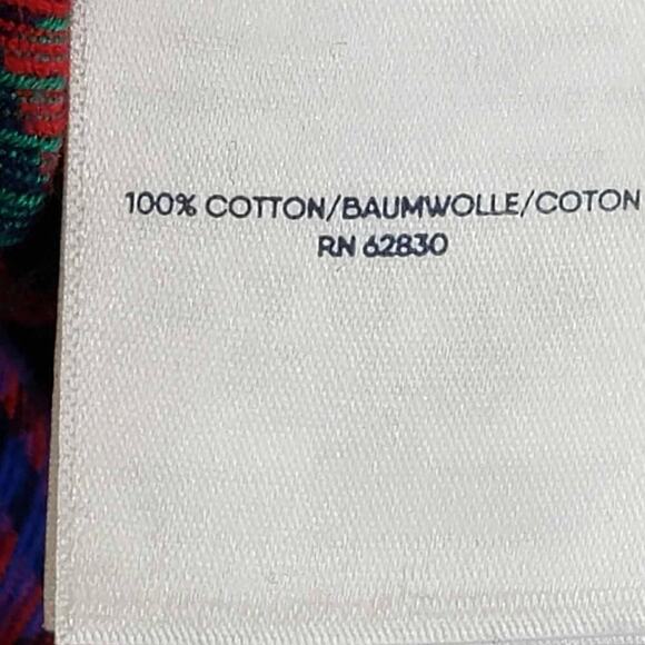 Lands End Shirt Long Sleeve Women’s Plus Size 3X Plaid Multicolor Button Up - Picture 9 of 10